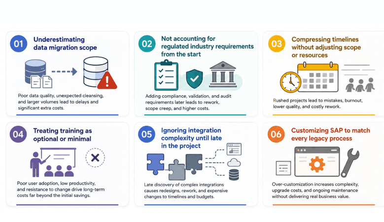 Common Mistakes That Inflate the Cost of SAP Implementation