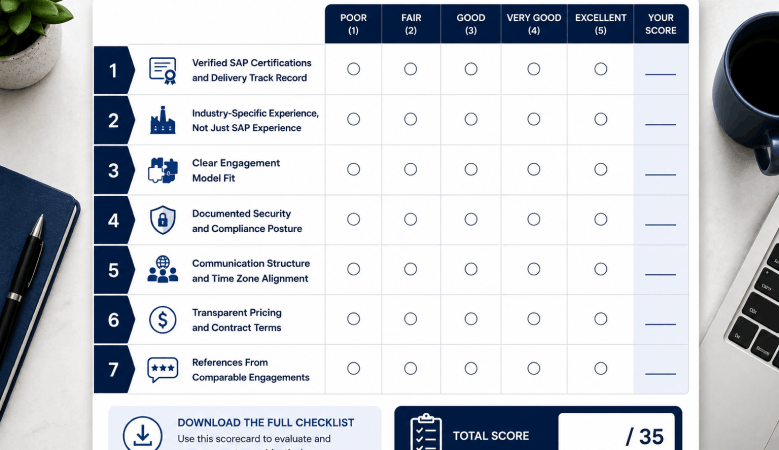 How to Choose a SAP Outsourcing Partner