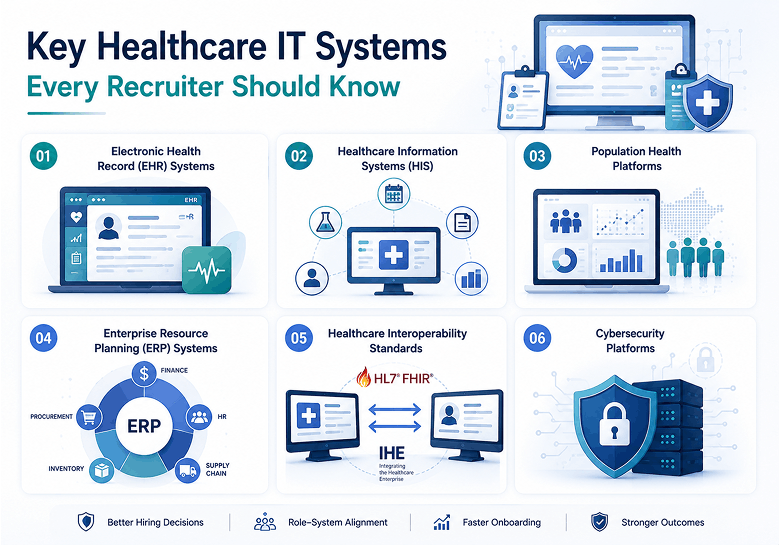 Key Healthcare IT Systems Every Recruiter Should Know