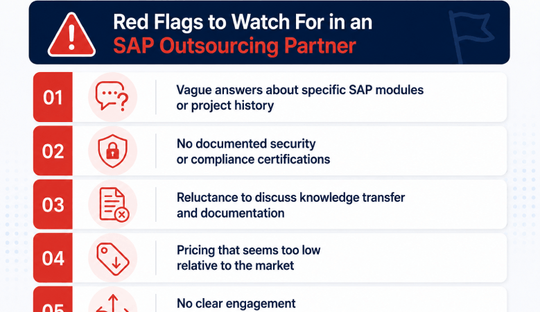 Red Flags to Watch For in an SAP Outsourcing Partner