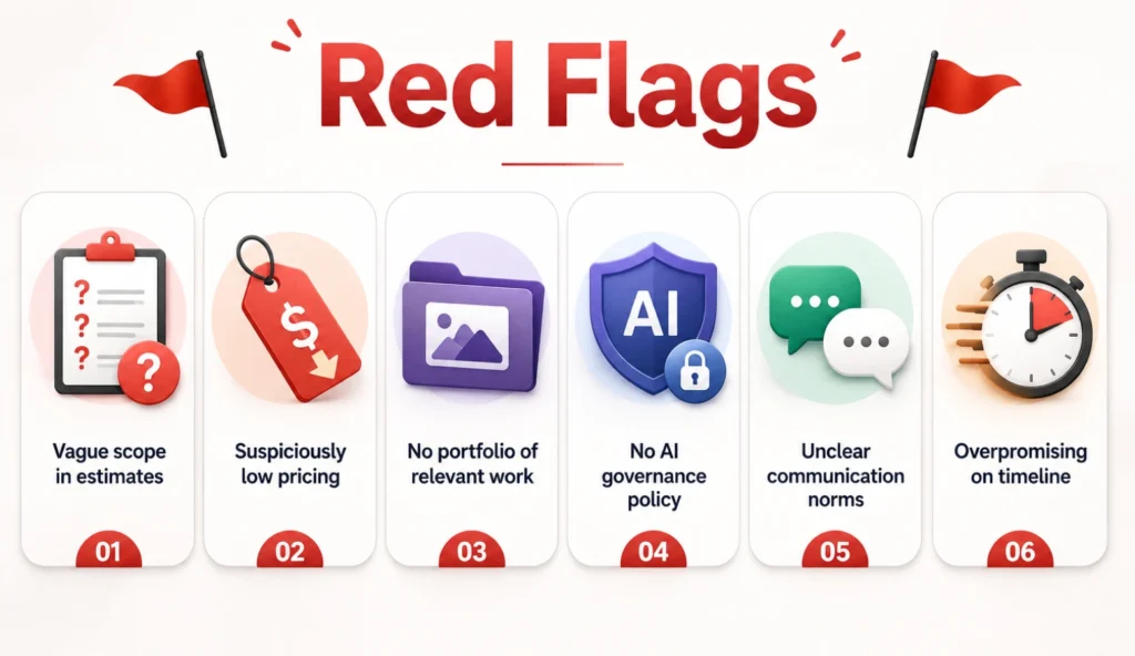 Red Flags to Watch for When Choosing a Web Development Outsourcing Company