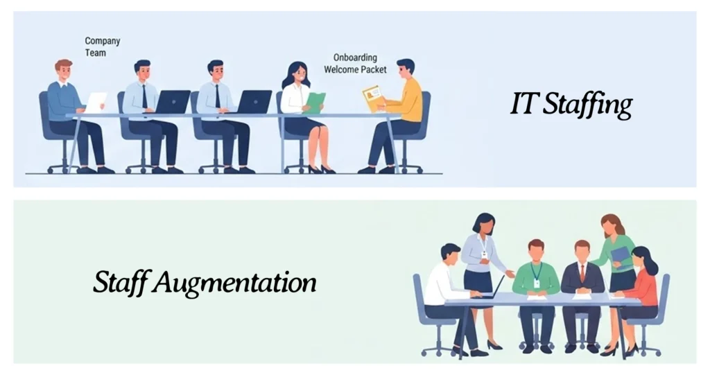 What Is the Difference Between IT Staffing and Staff Augmentation_