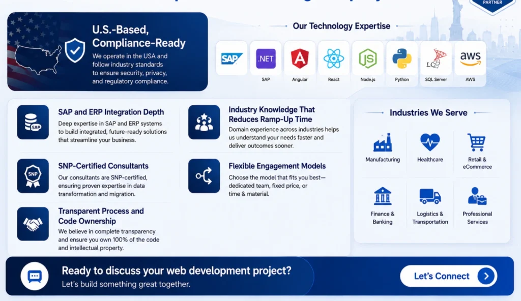 Why Choose SPV Consulting as Your Web Development Outsourcing Company in USA_